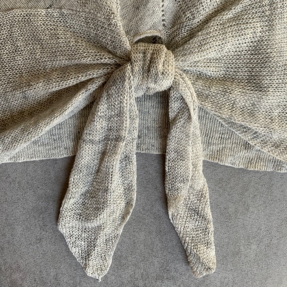 NWT $295 Veronica Beard Elina Crew Neck Sweater XL in Grey Melange - Picture 6 of 12